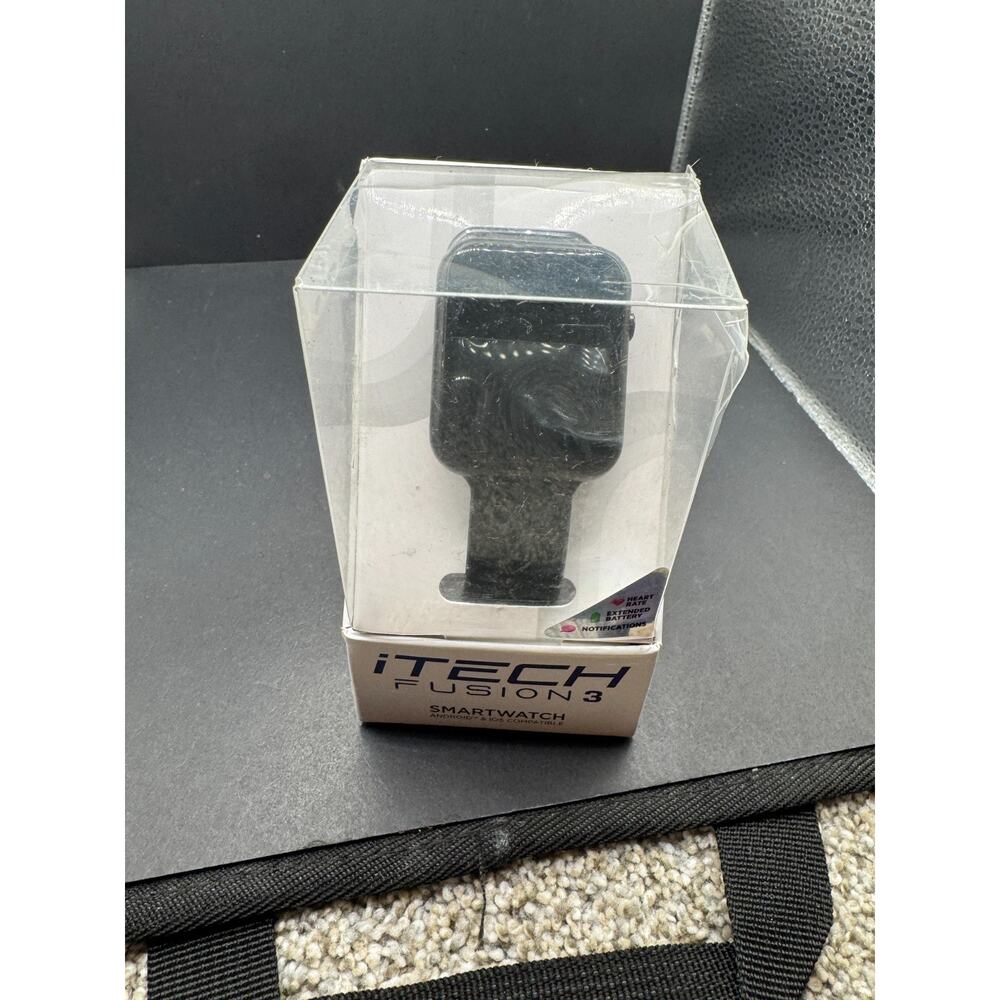 iTech Fusion 3 Smartwatch with Multi-Sport Silicone Black (AOY) w/ Box